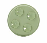 Assiettes pour enfants en acier inoxydable 304 personnalisées en gros, assiettes rondes pour bébés avec ventouse