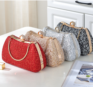 Pochette de soirée grande capacité de style européen et américain, sac à main pratique pour événements formels, vente en gros - Product Image 1