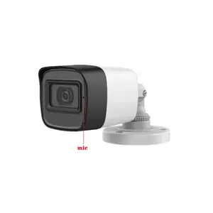 HIK camera Coaxial outdoor waterproof IP67 bullet belt audio camera DS-2CE16D0T-IRF camara