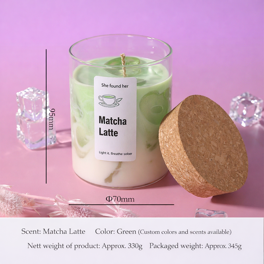 Green  Matcha Cup (Fragrance: White Tea)
