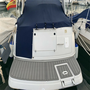 Alfombrilla de Espuma EVA para Plataforma de Natación y Cabina de <span class=keywords><strong>Barco</strong></span> <span class=keywords><strong>Quicksilver</strong></span> Active 555 2013, Estilo SeaDek MarineMat, Autoadhesiva, Imitación Madera de Teca - Product Image 5