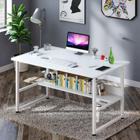 Bureau de chambre à coucher au design minimaliste et écologique de qualité supérieure Table d'ordinateur en bois durable Rangement caché Meubles de bureau à domicile modernes
