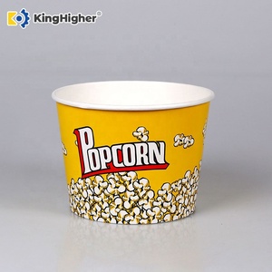 Cubetas de Palomitas de Maíz Desechables con Logotipo Personalizado, 32oz, 46oz, 64oz, 85oz, Vasos Redondos de Papel, Cajas de Empaque Personalizadas para Palomitas - Product Image 6