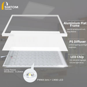 Luz de Painel LED Plana Quadrada de Alumínio 2X2 1X4 40W Temperatura de Cor 3000K/4000K/6500K Vida Útil de 50000 Horas para Iluminação - Product Image 4