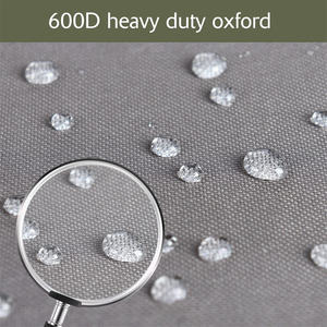 بيلاند مخصصة رمادي 600D أكسفورد 2 مقاعد فناء أريكة أغطية مقاومة للماء حديقة أريكة أغطية في الهواء الطلق - Product Image 5