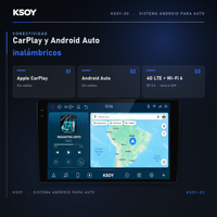 Android-Bildschirm für Auto mit 6nm Octa-Core-Prozessor Autoradio 9 Zoll Bluetooth 5.4 für Audionutzung und Installateure