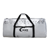 Sac de pêche en PVC étanche, seau à poisson vivant portable, pochette de rangement épaissie à double couche résistante à l'usure pour la pêche