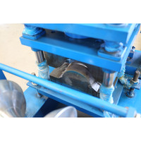 Machine de formage à rouleaux pour capuchons de toit 312, 12-18 m/min, largeur d'alimentation 600 mm, pour les entreprises de construction et de vente de tôles d'acier