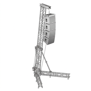 Tour de sonorisation TECHTEAM pour événements extérieurs, capacité de charge 800kg-1400kg, hauteur 13.2m, matériau EN AW 6082-T6, certifié CE - Product Image 1