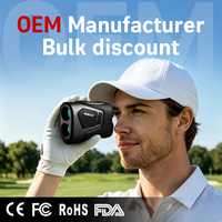 Télémètre laser de golf longue portée KOKVP avec fonction de compensation de pente, verrouillage magnétique du drapeau, portée de 1500 m, grossissement 7x, rechargeable, vibration