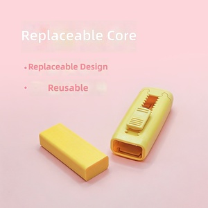 HUA Creatieve intrekbare potloodgum, push-pull model, stofarm, verwisselbare gum voor examens en tekenen - Product Image 5