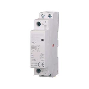 Contacteur AC Gloca sur rail DIN 2P 20A 220V 50Hz 2 contacts NO pour automatisation industrielle - Product Image 1