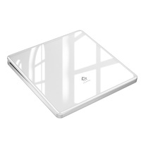 Boîtier en aluminium ultra-mince blanc pour électricien international IP65 0.1mm Interrupteur à double commande Panneau caché de type 86 Utilisation industrielle