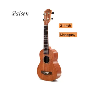 Paisen Tas Ukulele Soprano 21 Inci, Kit Ukulele Bass Semua Padat