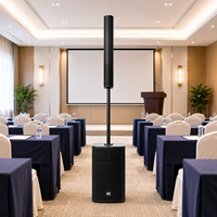 Système audio DSP, enceinte colonne PA haute puissance active pour les événements mobiles, les performances et les clubs de petite et moyenne taille