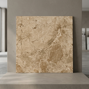 Baldosas de Porcelana Mate Color Marfil Bottochino de 24x24 Pulgadas, Cerámica Esmaltada de 8mm para Interiores Comerciales - Product Image 2
