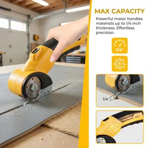 Machine à découper rapide pour tissu et cuir, ciseaux électriques à batterie au lithium, moteur sans balais, <span class=keywords><strong>220V</strong></span>, pour le bricolage transfrontalier - Product Image 6