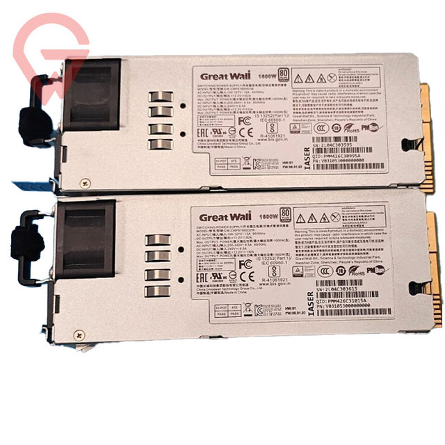 CRPS1600D2W 1600W GW-CRPS1600D2W 80 PLUS Power Supply in Stock Lot of 2 Swap Design for GREAT WALL Data Center