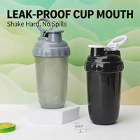 Gobelet de sport personnalisé avec logo, vente en gros, gobelet cadeau, anti-fuite, pour protéines en poudre, milkshake, 400 ml