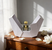Boîtes rigides en papier spécial de luxe léger faites à la main, à double porte, avec fermeture magnétique, en forme de livre, pour cosmétiques, parfums, boîtes cadeaux