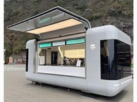 Nouveau Food Truck pour Glaces, Camion Mobile à Pizza, Camionnette à Café, Chariot à Hot-dogs, Remorque à Pizza, Camion de Cuisine BBQ