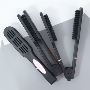 Pettine in compensato personalizzato oro argento criniera doppia faccia di alta qualità molle asciugacapelli spazzola per capelli arricciata - Product Image 1