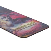Protection d'écran en verre trempé HD couleur 21H 5G pour 13/14/15/16 Pro Max, design plaque de base anti-traces de doigts