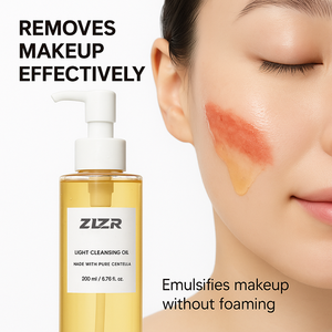 Aceite Limpiador Facial Suave de Doble Acción con Centella Asiática, 200 ml, para Maquillaje Ligero - Product Image 3