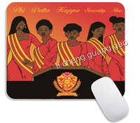 Tapis de souris carré personnalisé Iota Phi Lambda Sorority, base en caoutchouc antidérapante, accessoires informatiques, offre spéciale