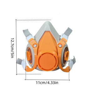 Masque complet multifonctionnel personnalisé bon marché respirateur anti-poussière de peinture en aérosol de gaz chimique - Product Image 6