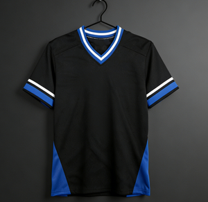 Camiseta de Fútbol Personalizada para Hombre, Diseño de Bloques de Color, Ropa Deportiva Transpirable para Entrenamiento, Impresión de Logotipo OEM ODM, para Correr - Product Image 4