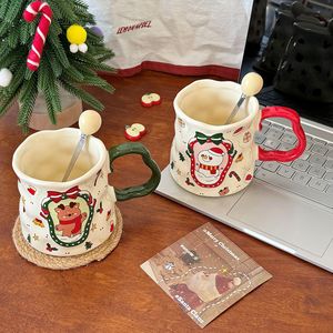 Christmas Foreign Trade Ceramic Mug Large Capacity Cute Creative Design Customized Logo Without Lid Gift - Product Image 5