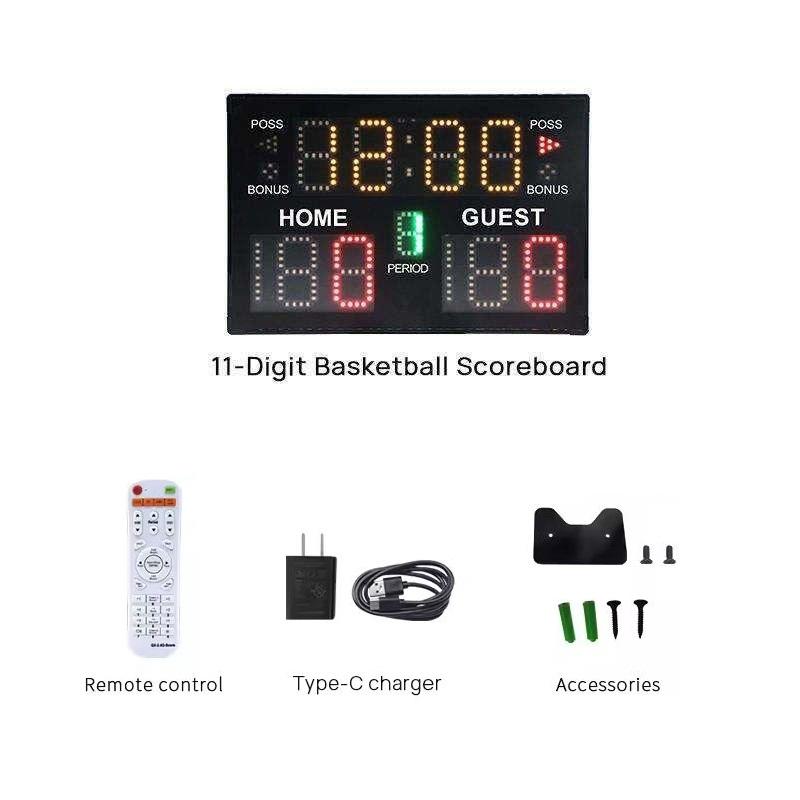Tabellone Segnapunti Digitale LED - 1.8 Pollici, Con Telecomando, Per Sport Indoor Come Basket E Tennis - Foto 2