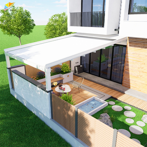 Auvent Pour Cadre Aluminium <span class=keywords><strong>Pergola</strong></span> <span class=keywords><strong>Toile</strong></span> <span class=keywords><strong>Toile</strong></span> Tissu Auvent Couverture <span class=keywords><strong>Rétractable</strong></span> Toit Motorisé - Product Image 6