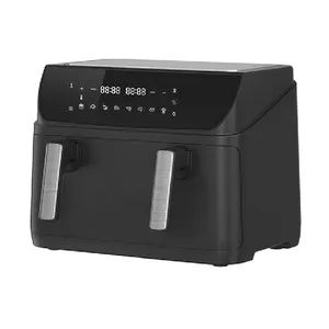 Appareils de cuisine 10L Digital Dual Double Basket Air Fryer Freidora De Aire Friteuses électriques à air avec 10 fonctions de cuisson