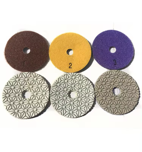 Prix usine diamant 3 étapes tampon de polissage humide pour granit Quartz - Product Image 3