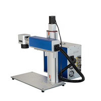 Machine de marquage laser à fibre portable JPT LP 50W avec moteur bleu, livraison gratuite, machine de marquage laser à fibre 30W Raycus séparée
