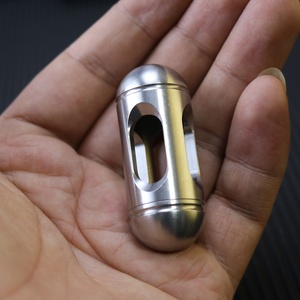 Nuevo Juguete Antiestrés EDC de Acero Inoxidable con Forma Ovalada de Huevo, <span class=keywords><strong>Yaoyao</strong></span> Le Coin, con Cuentas Luminosas - Product Image 2