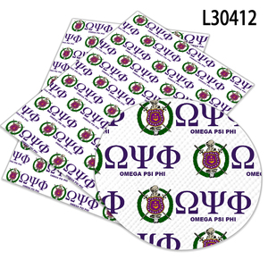 Sac mini en similicuir effet croco Omega Psi Phi Fraternity, étui de téléphone, décoration, fabrication de nœuds, imperméable, pour meubles et canapés - Grande Vente - Product Image 3