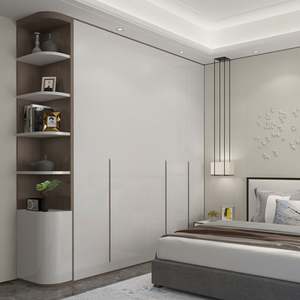 Armoire en bois moderne de haute qualité, résistante à l'humidité, en panneau HDF, vente chaude - Product Image 4