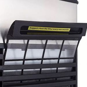 Máquina de Hielo Comercial de 200 kg/24 h, Máquina de Hielo en Cubos de Acero Inoxidable - Product Image 1