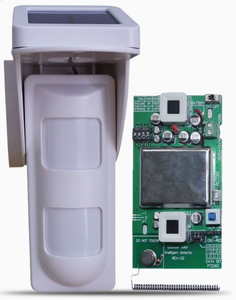 <span class=keywords><strong>Detector</strong></span> de <span class=keywords><strong>Movimiento</strong></span> Infrarrojo PIR Inalámbrico de Doble Canal para Exteriores con Panel Solar, Inmunizado a Mascotas, Novedad 2026 - Product Image 2