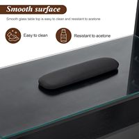 Table de Manucure Moderne de Luxe HONGZI en Bois avec Tiroirs et Étagères de Rangement Super-Résistantes pour Salon de Beauté et Spa - Prix Usine