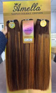 Cabello humano brasileño 3 uds un paquete sedoso suave <span class=keywords><strong>Super</strong></span> doble dibujado extensiones de cabello precio barato paquetes de cabello humano precio de fábrica - Product Image 2