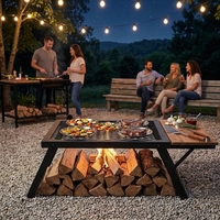 Grilles de cuisson pliables 19 pouces pour barbecue, idéales pour le camping, les pique-niques et le jardin – Approvisionnement direct usine