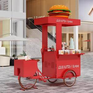 Chariot de courses mobile multifonctionnel personnalisé pour l'extérieur, chariot à ânes à conduite inversée, populaire sur internet, pour la promotion en centre commercial, chariot à fleurs - Product Image 2