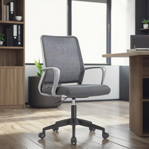 Silla de oficina ergonómica moderna de malla con altura ajustable y giratoria para comodidad en el lugar de trabajo - Product Image 1