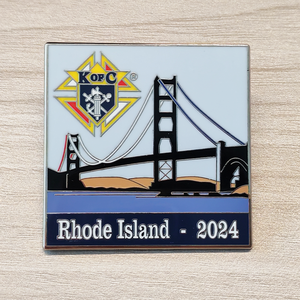 Biểu tượng tùy chỉnh huy hiệu chân vòng nhà sản xuất nhà máy tùy chỉnh kim loại chân long lanh tùy chỉnh cứng men chân - Product Image 2