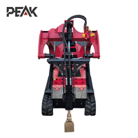 Mini-chargeuse compacte sur chenilles en caoutchouc durable avec hydraulique auxiliaire pour les entreprises de location