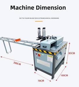 Lions Offre Spéciale 45 degrés Angle en aluminium entaillage coupe aluminium tête unique coin cadre Cutter <span class=keywords><strong>Machine</strong></span> - Product Image 6